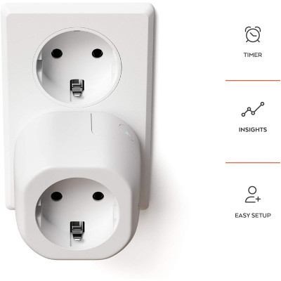 Satechi Smart Outlet Apple Homekit - Έξυπνη Πρίζα Τοίχου - White (ST-HK1OAW-EU)