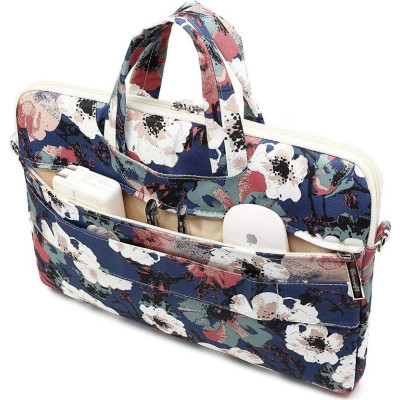 Tech-Protect Canvas Life Briefcase Τσάντα Μεταφοράς Laptop 15"-16'' - Blue Camelia (76902)