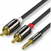 Ugreen Καλώδιο Ήχου Aux Audio - 3.5mm Jack (male) σε 2RCA (male) 300cm - Black (10590)