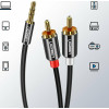 Ugreen Καλώδιο Ήχου Aux Audio - 3.5mm Jack (male) σε 2RCA (male) 300cm - Black (10590)