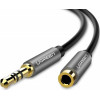 Ugreen Extention Καλώδιο Ήχου Aux Audio - 3.5mm Jack (male) σε 3.5mm Jack (female) - 100cm - Black (10592)