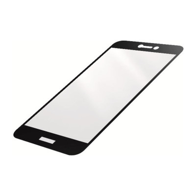 Cellularline Second Glass Capsule Tempered Glass - Fullface Αντιχαρακτικό Γυαλί Οθόνης Huawei P8/P9 Lite 2017 - Black (TEMPGCABP8L17K)