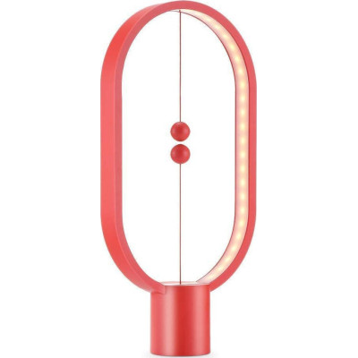 Allocacoc Heng Balance Platsic Lamp Ellipse - Φωτιστικό με Μαγνητικό Διακόπτη - Boston Red (DH0040RD/HBLEUB)