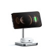 Satechi 2 in 1 Magnetic Wireless Charging Stand - Μαγνητική Βάση Φόρτισης για τα iPhone 16 / 15 / 14 / 13 / 12 & Airpods - Space Grey (ST-WMCS2M)