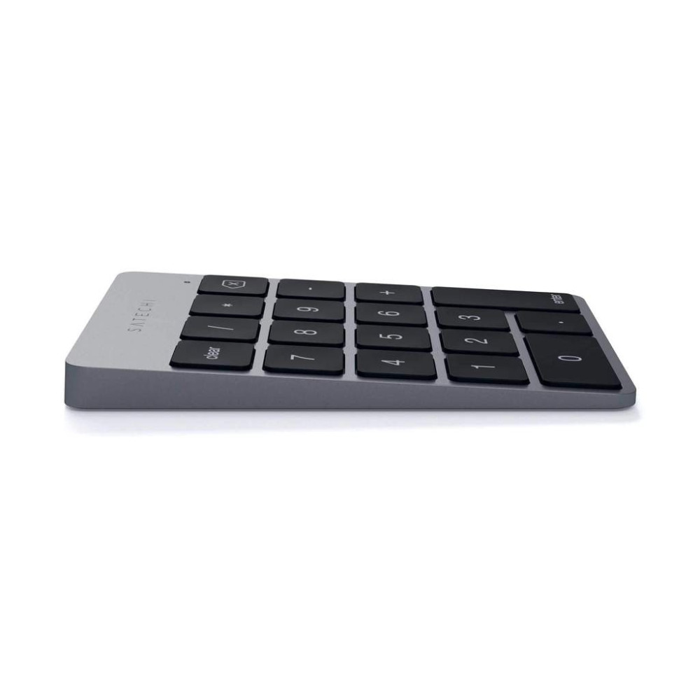 Satechi Aluminum Slim Rechargeable Bluetooth Keypad - Επαναφορτιζόμενο Αριθμητικό Πληκτρολόγιο Αλουμινίου Bluetooth - Space Gray (ST-SALKPM)