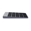 Satechi Aluminum Slim Rechargeable Bluetooth Keypad - Επαναφορτιζόμενο Αριθμητικό Πληκτρολόγιο Αλουμινίου Bluetooth - Space Gray (ST-SALKPM)