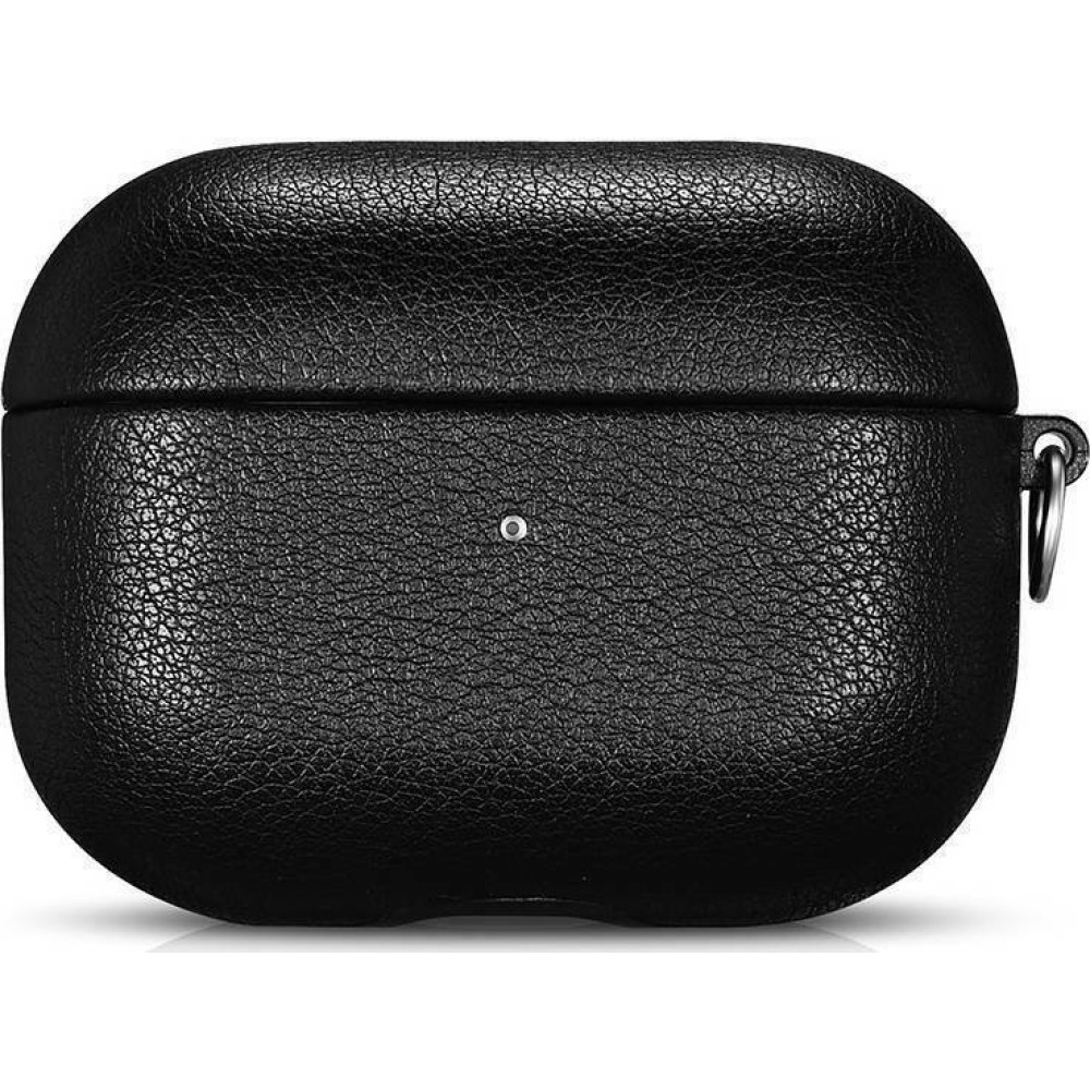 iCarer Microfiber Slim PU Leather Θήκη για Apple AirPods Pro 1st Gen - Black (IAP053-BK)