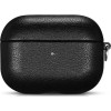 iCarer Microfiber Slim PU Leather Θήκη για Apple AirPods Pro 1st Gen - Black (IAP053-BK)