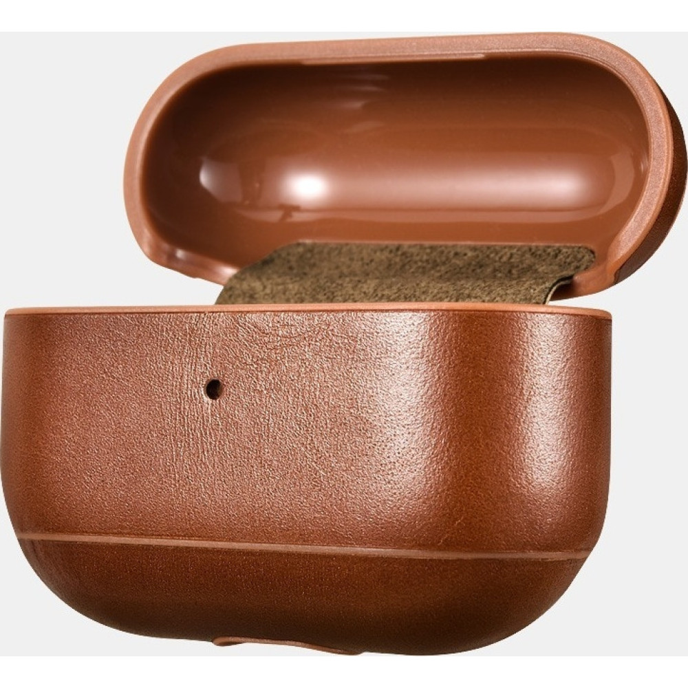 iCarer Vintage Δερμάτινη Θήκη για Apple AirPods Pro 1st Gen - Brown (6958955890921)