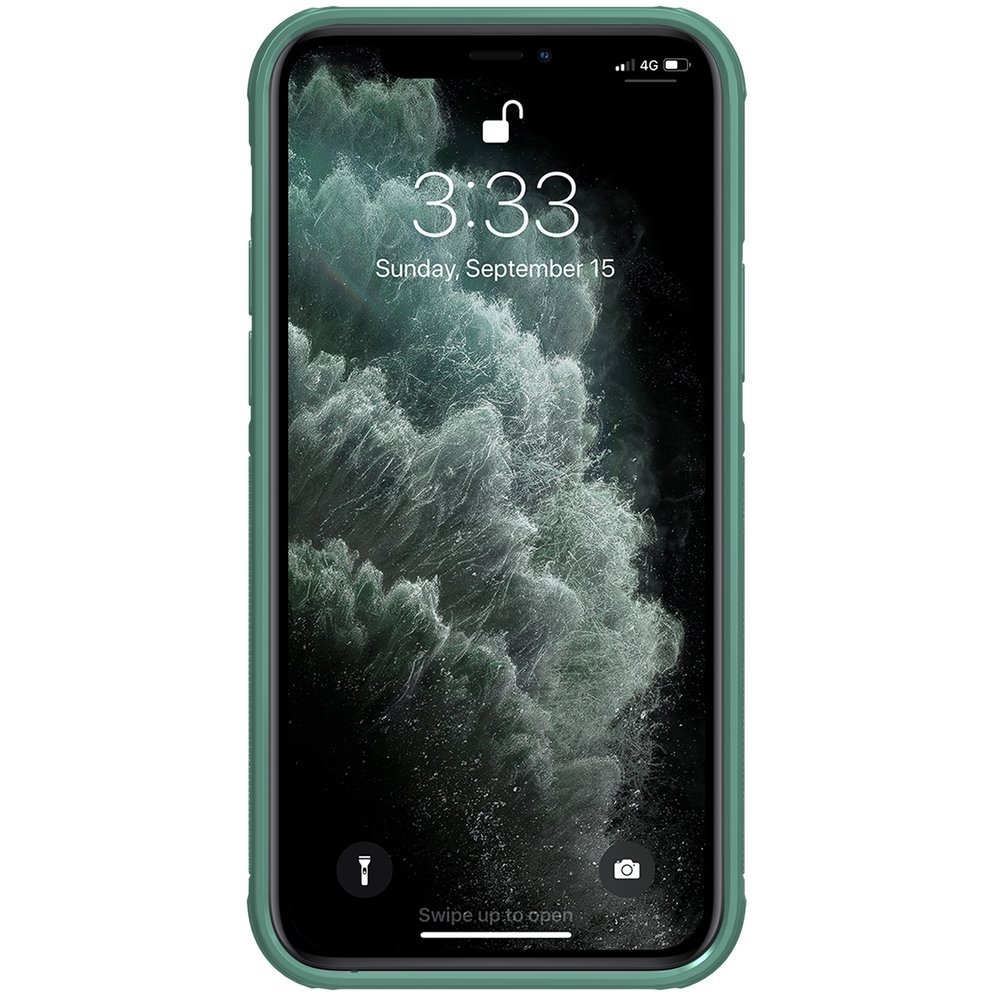 Nillkin Cyclops Case - Σκληρή Θήκη με Κάλυμμα για την Κάμερα & Kickstand - Apple iPhone 12 / 12 Pro - Green (6902048206427)