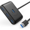 Ugreen USB 3.0 Hub 4 in 1- Αντάπτορας USB (male) σε 4 x USB (female) - 50cm - Black (20290)