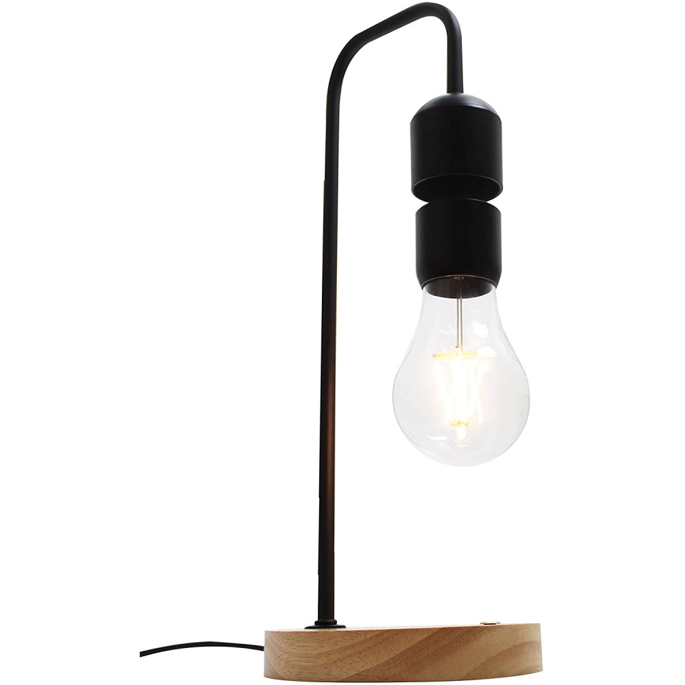 Allocacoc Levitating Light Bulb Table Lamp - Μαγνητικό Αιωρούμενο Επιτραπέζιο Φωτιστικό - Black (DH0296WD/LEVLAP)