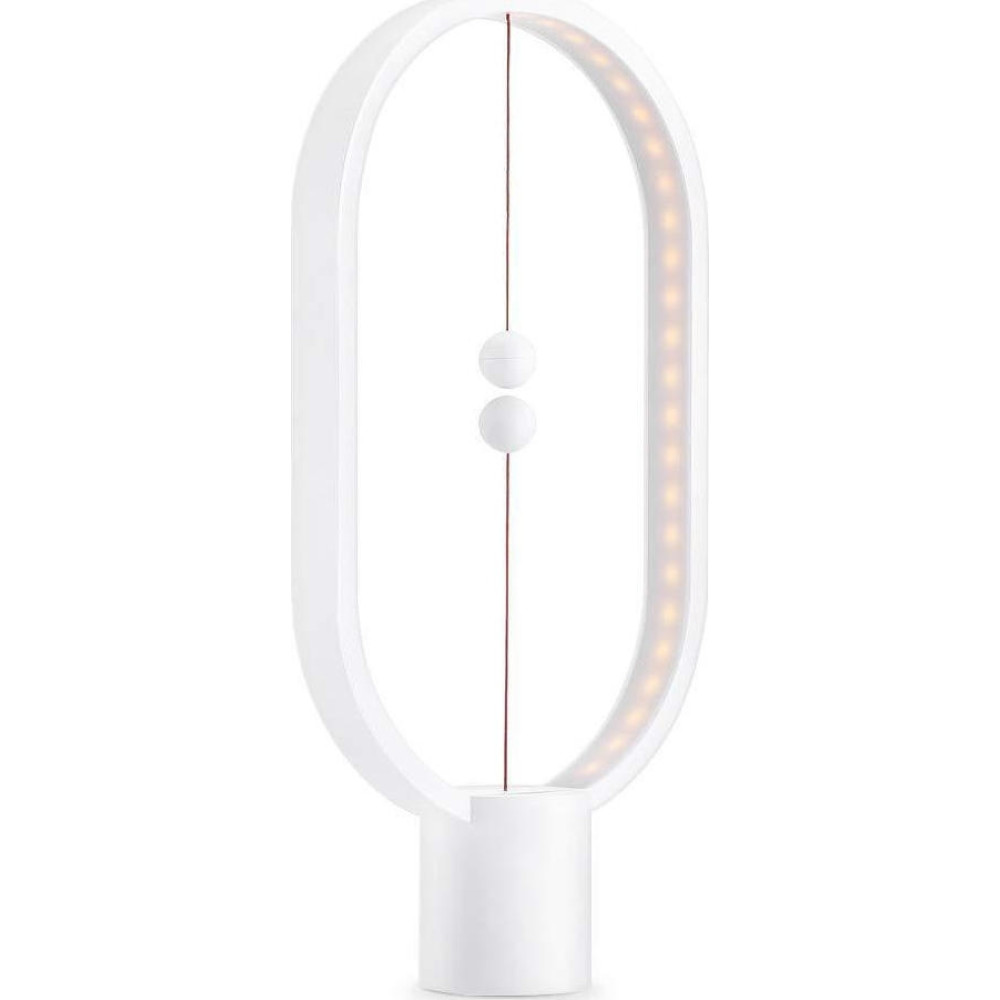 Allocacoc Heng Balance Platsic Lamp Ellipse - Φωτιστικό με Μαγνητικό Διακόπτη - Wyoming White (8719186023872)