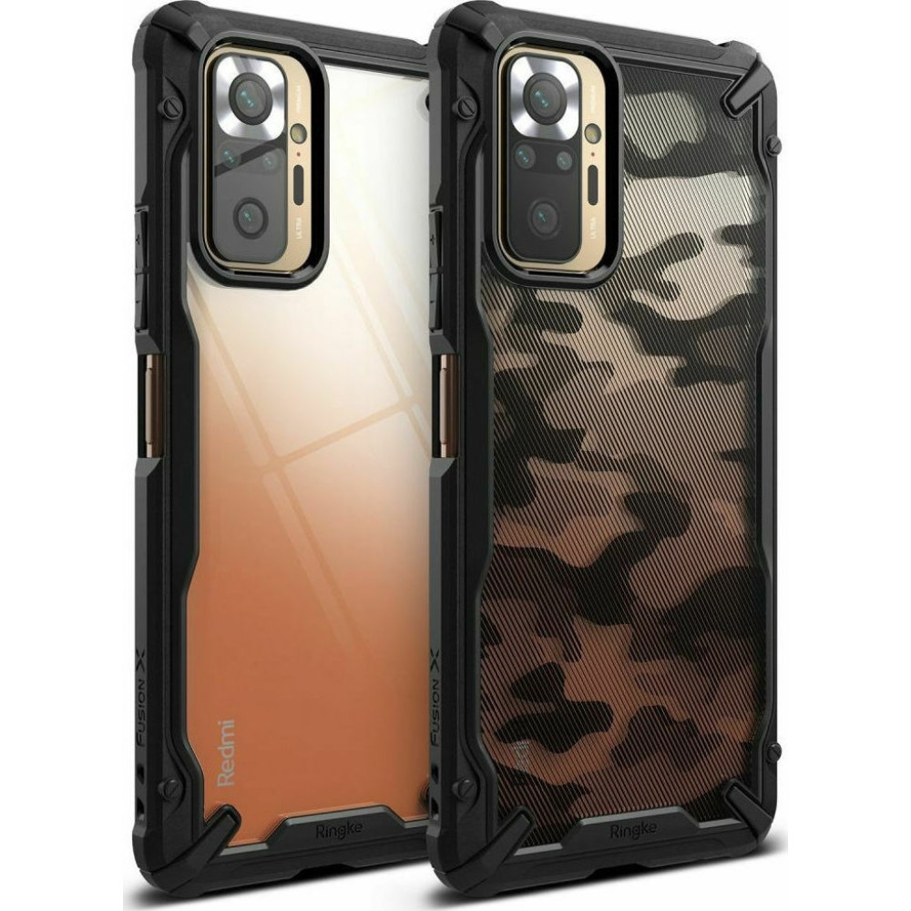 Ringke Fusion X Θήκη Xiaomi Redmi Note 10 Pro - Black (8809785456710)