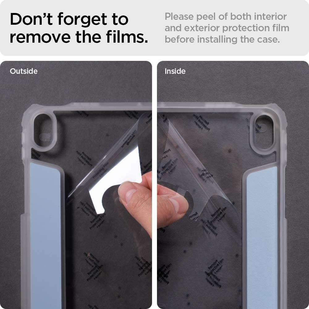 Spigen Ultra Hybrid Pro Θήκη Apple iPad Air 7 2025 11" / Air 6 2024 11" / Air 5 2022 10.9" / Air 4 2020 10.9" με Υποδοχή Apple Pencil - Rose Gold (ACS02699)