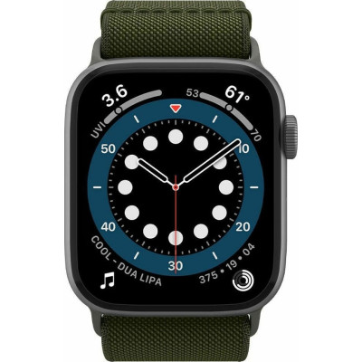 Spigen Lite Fit Υφασμάτινο Λουράκι Apple Watch Ultra/SE/11/10/9/8/7/6/5/4 (49/46/45/44mm) - Khaki (AMP02288)