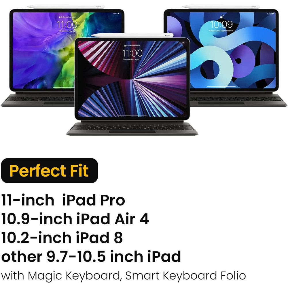 Tomtoc Smartcase Sleeve PadFolio Ανθεκτική Σκληρή Θήκη / Χαρτοφύλακας για iPad 9.7"-11" - Gray (A06-002G)