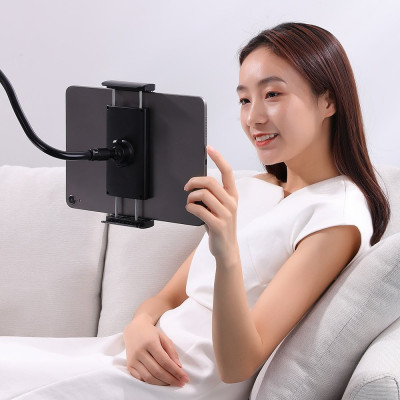 Joyroom JR-ZS263 Funny Lazy Holder - Ρυθμιζόμενη Βάση με Βραχίονα για Κινητό / Tablet 4.7"- 12.9" - Black (6941237142375)