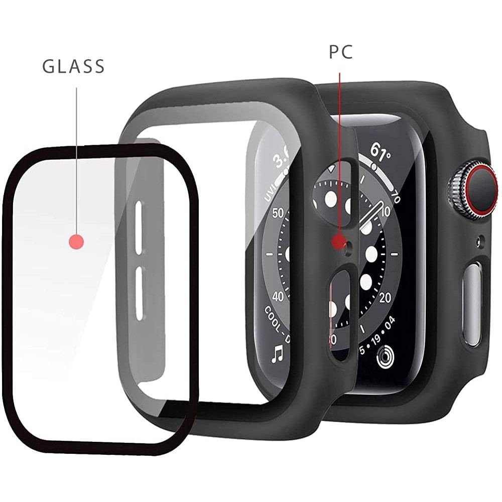 Tech-Protect Defence360 - Θήκη με Tempered Glass Apple Watch SE/6/5/4 (44mm) - Black (6216990211652)