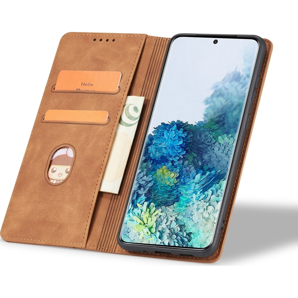 Bodycell Θήκη - Πορτοφόλι Xiaomi Mi Note 10 / Mi Note 10 Pro - Brown (5206015059940)