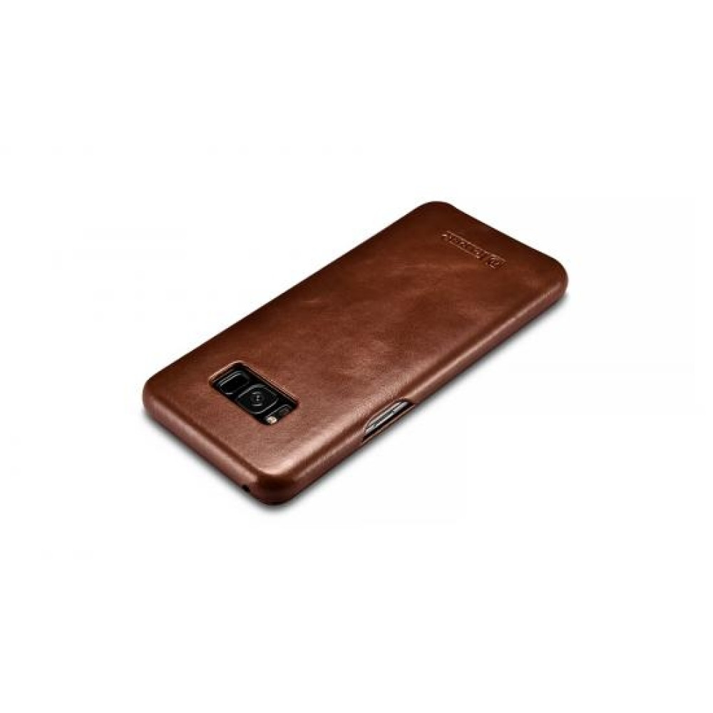 iCarer Vintage Series Curved Edge - Δερμάτινη Θήκη Samsung Galaxy S8 - Brown (RS99001-BN)
