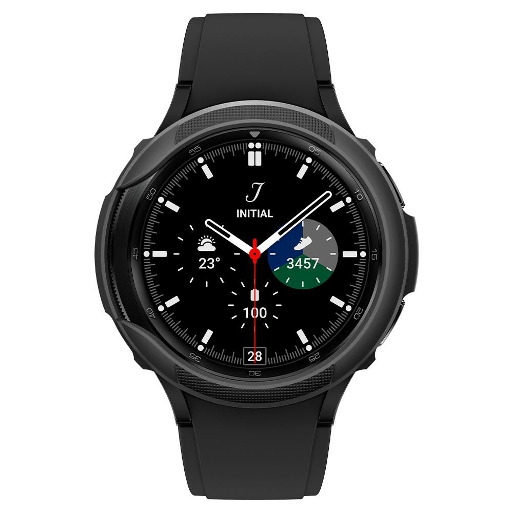 Spigen Liquid Air Θήκη Σιλικόνης - Samsung Galaxy Watch Classic 4 42mm - Matte Black (ACS03141)