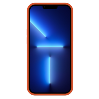Vivid Silicone MagSafe Θήκη Σιλικόνης Apple iPhone 13 mini - Orange Red (VIMAGLI195ORG)