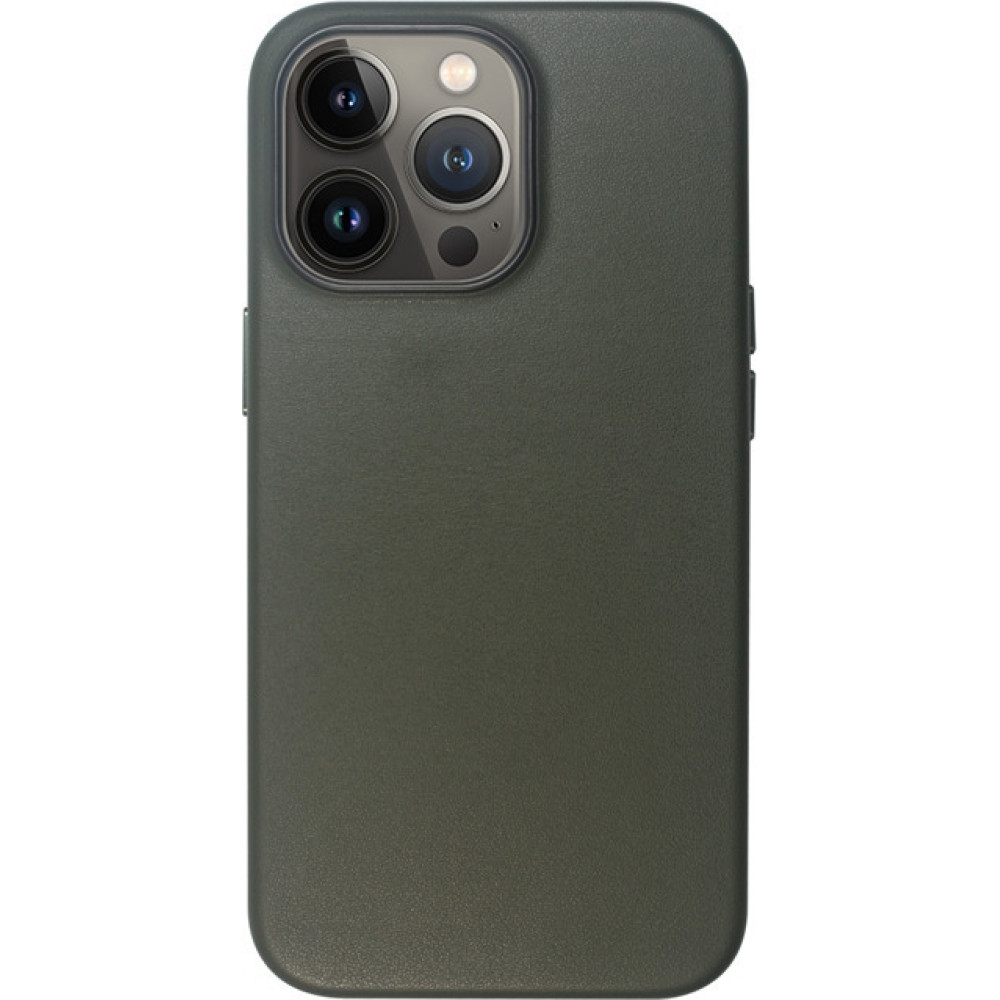 Vivid PU Leather Case - Σκληρή Θήκη Magsafe Apple iPhone 13 Pro - Olive Green (VIMAGLE197OLIVEGR)