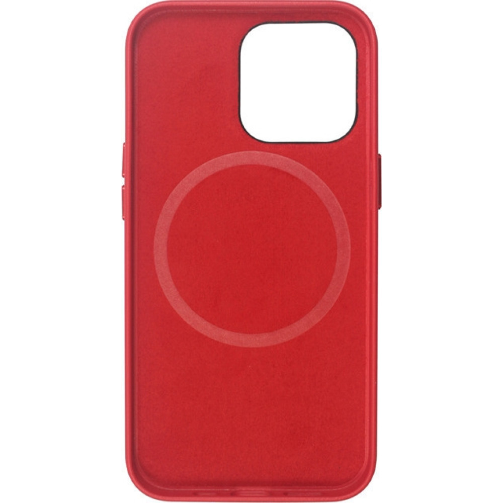 Vivid PU Leather Case - Σκληρή Θήκη Magsafe Apple iPhone 13 Pro Max - Red (VIMAGLE198RD)