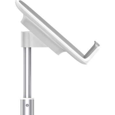 Baseus Literary Youth Desktop Bracet Telescopic - Universal Ρυθμιζόμενη Βάση Αλουμινίου για Smartphone / Tablet 4" - 12.9" - Silver (SUWY-A0S)