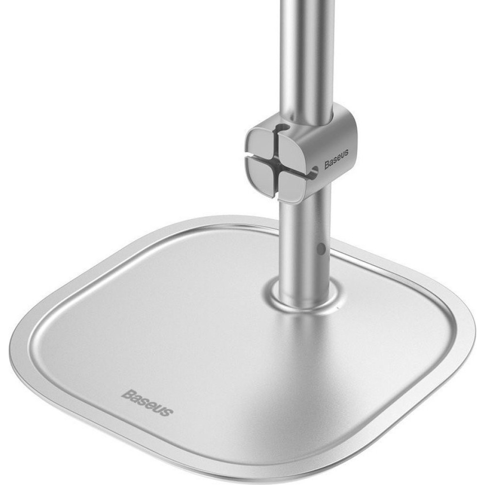 Baseus Literary Youth Desktop Bracet Telescopic - Universal Ρυθμιζόμενη Βάση Αλουμινίου για Smartphone / Tablet 4" - 12.9" - Silver (SUWY-A0S)