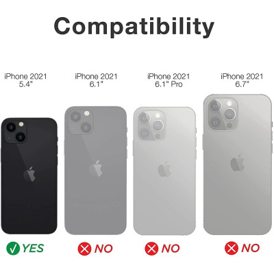 X-Doria Raptic Shield Pro Ανθεκτική Αντιμικροβιακή Θήκη Apple iPhone 13 mini - Black (472845)