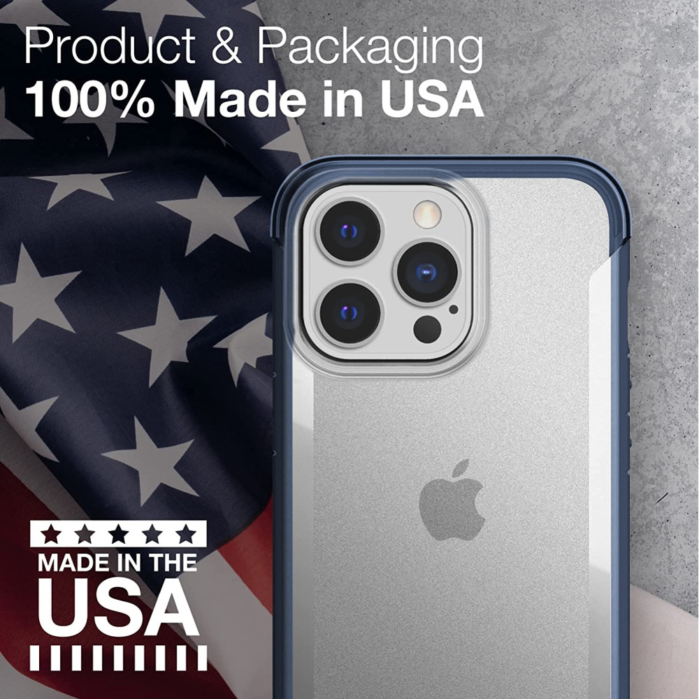 X-Doria Raptic Case Terrain Polycarbonate Biodegradable - Βιοδιασπώμενη Θήκη Apple iPhone 13 Pro - Blue (472036)