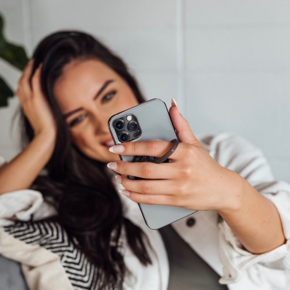 STM MagLoop - MagSafe Βάση / Finger Holder / Ανοιχτήρι για iPhone 14 / 13 / 12 - Grey - 2 Έτη Εγγύηση (STM-936-327Y-02)