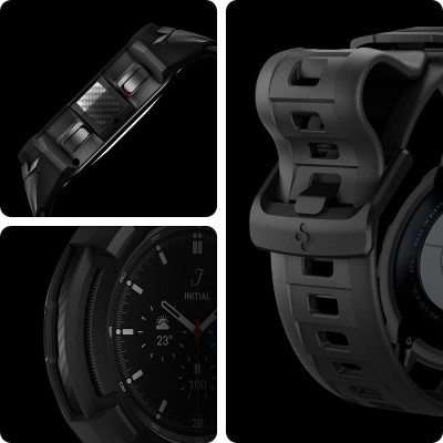 Spigen Rugged Armor Pro Θήκη Samsung Galaxy Watch Classic 4 46mm - Black (ACS03832)