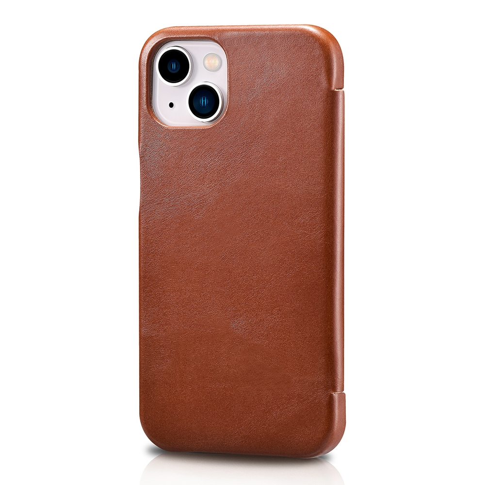 iCarer Vintage Series Side-Open Δερμάτινη Θήκη Apple iPhone 13 mini - Brown (RIX1305-BN)