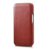 iCarer Vintage Series Curved Edge - Δερμάτινη Θήκη Apple iPhone 13 Pro - Red (RIX1303-RD)