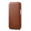 iCarer Vintage Series Curved Edge - Δερμάτινη Θήκη Apple iPhone 13 Pro - Brown (RIX1303-BN)