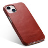 iCarer Vintage Series Curved Edge - Δερμάτινη Θήκη Apple iPhone 13 - Red (RIX1302-RD)