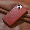 iCarer Vintage Series Curved Edge - Δερμάτινη Θήκη Apple iPhone 13 mini - Red (RIX1301-RD)