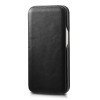 iCarer Vintage Series Curved Edge - Δερμάτινη Θήκη Apple iPhone 13 mini - Black (RIX1301-BK)