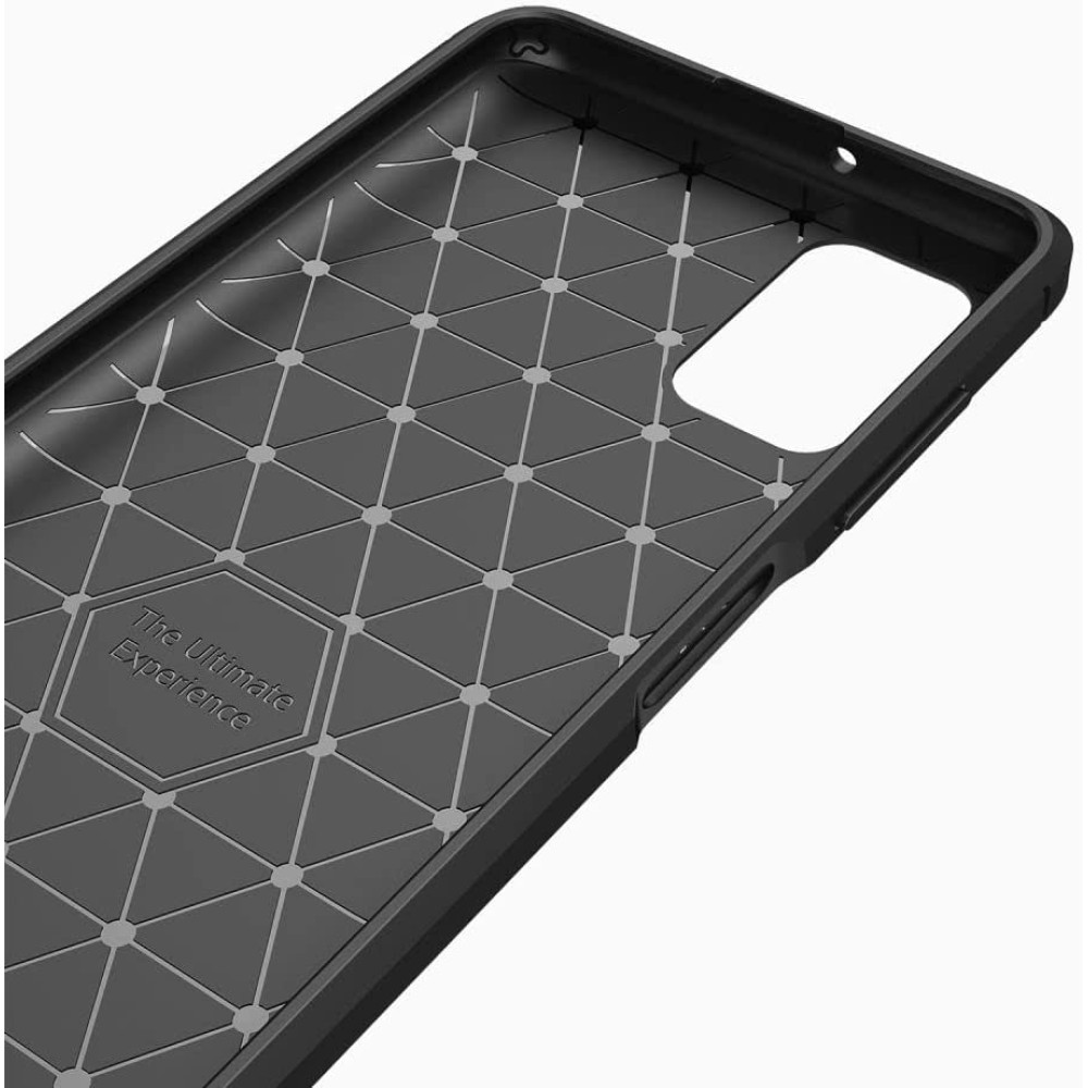 Tech-Protect Θήκη Σιλικόνης Carbon Samsung Galaxy A03s - Black (9589046918292)