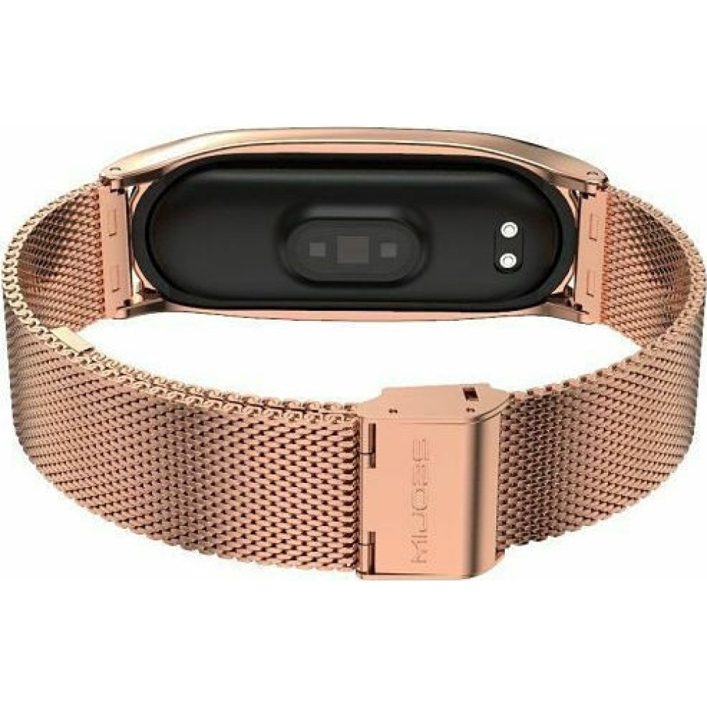 Tech-Protect Μεταλλικό Λουράκι Milaneseband Xiaomi Mi Band 6 / 6 NFC / 5 - Rose Gold (0795787712320)