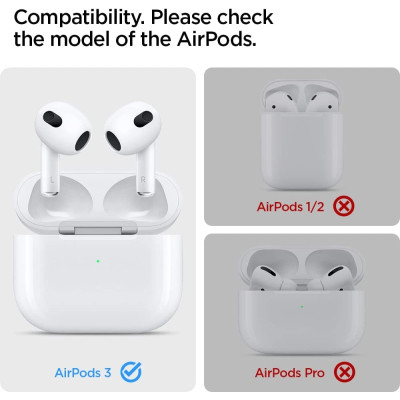 Spigen Tough Armor Θήκη Apple AirPods 3rd Gen - Black (ASD01987)