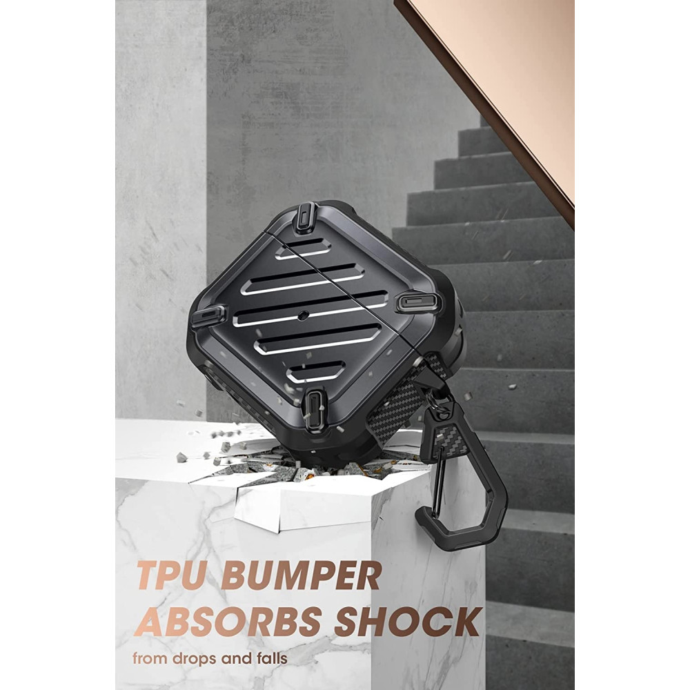 Supcase Ανθεκτική Θήκη Unicorn Beetle Pro Apple AirPods 3rd Gen - Black (843439114623)