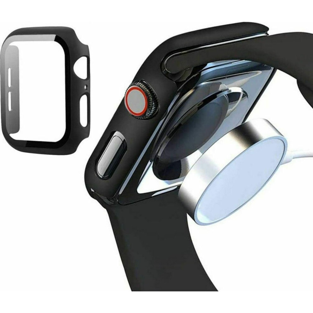 Tech-Protect Defence360 - Θήκη με Tempered Glass Apple Watch 9 / 8 / 7 (45mm) - Black (9589046918575)
