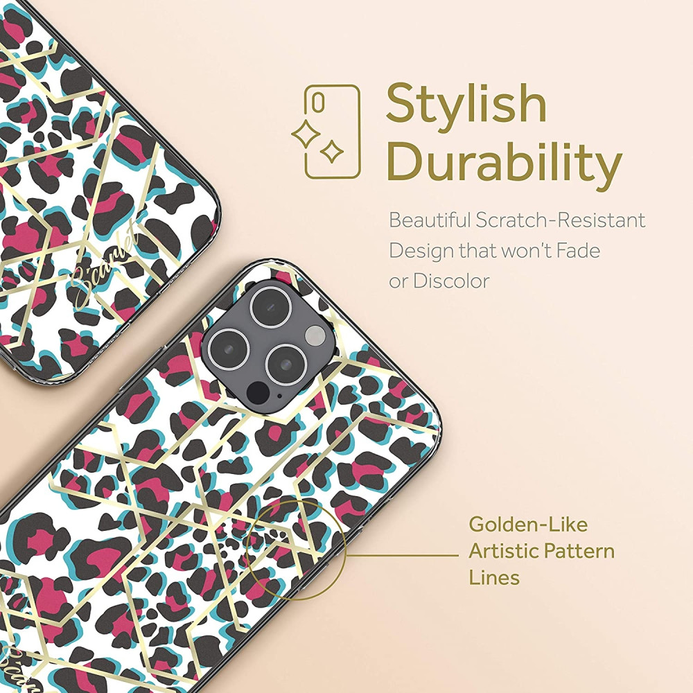 Ghostek Θήκη Stylish Scarlet Apple iPhone 12 Pro Max - Pink Leopard (SCACAS063)