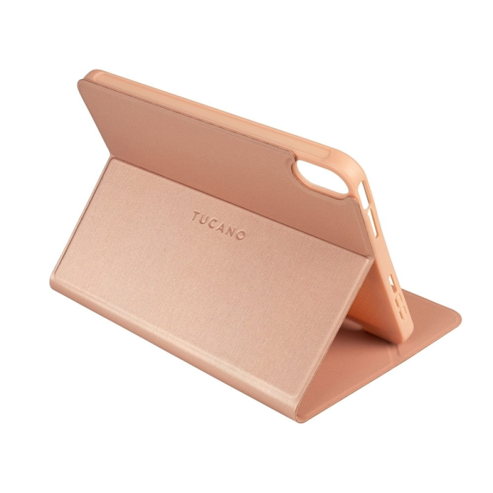 Tucano Metal Folio Eco Θήκη με Υποδοχή Apple Pencil - Apple iPad Mini 7 2024 / 6 2021 - Rose Gold (IPDM6MT-RG)
