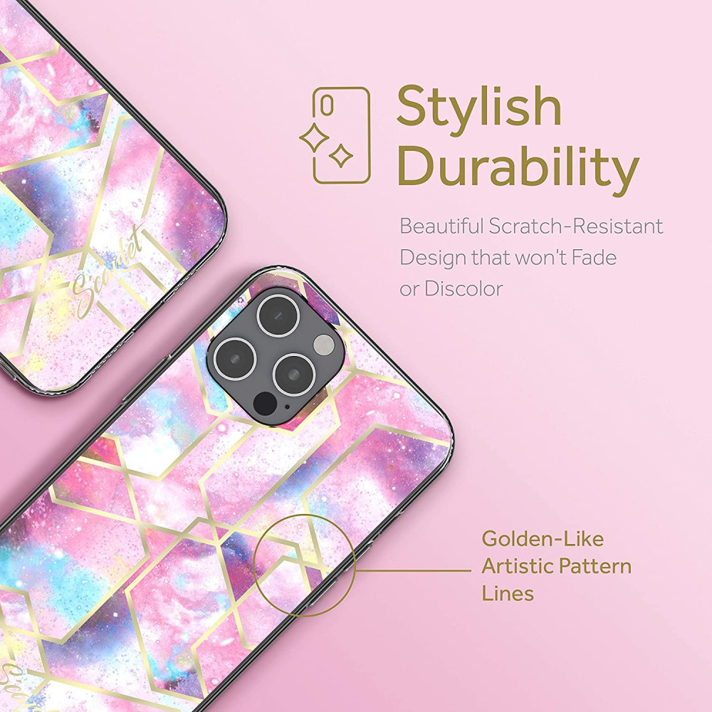 Ghostek Θήκη Stylish Scarlet Apple iPhone 12 Pro Max - Pink Stardust (SCACAS066)