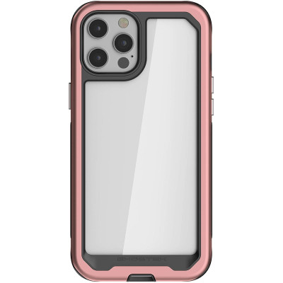Ghostek Atomic Slim 3 Ανθεκτική Θήκη Apple iPhone 12 Pro Max - Pink (GHOSCAS2582)